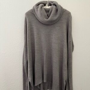 Sweet Romeo Charcoal Cowl Neck Sweater